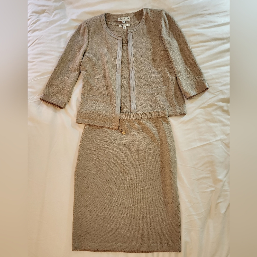 Vintage St. John Three-Piece Buisnesss Coord Size 10